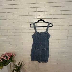 H&M Blue Denim Mini Dress
